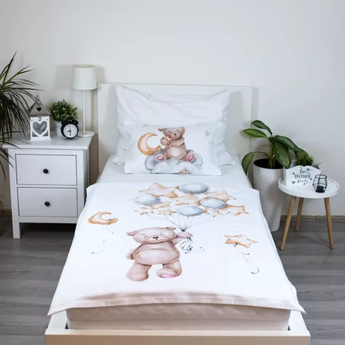 Maci Cute gyerek ágyneműhuzat 100×135cm, 40×60 cm 