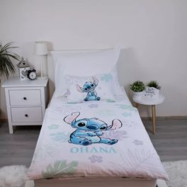   Disney Lilo és Stitch, A csillagkutya Ohana White gyerek ágyneműhuzat 100×135 cm, 40×60 cm