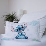 Disney Lilo és Stitch, A csillagkutya Ohana White gyerek, ovis ágyneműhuzat 100×135 cm, 40×60 cm