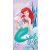 Disney Hercegnők Ariel Pink fürdőlepedő, strand törölköző 70x140cm