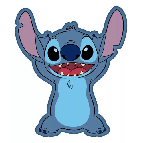 Disney Lilo és Stitch, A csillagkutya Alien formapárna, díszpárna 35 cm 
