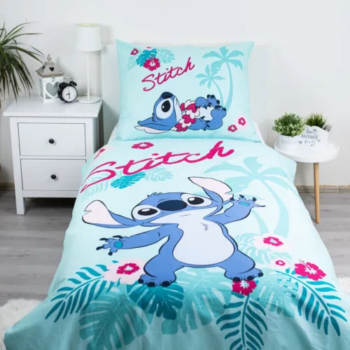  Disney Lilo és Stitch, A csillagkutya Hawaii ágyneműhuzat 140×200cm, 70×90 cm 