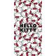Hello Kitty Red Bows fürdőlepedő, strand törölköző 70x140cm