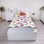 Disney Verdák Champion gyerek, ovis ágyneműhuzat 100×135 cm, 40×60 cm