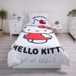 Hello Kitty White ágyneműhuzat 140×200cm, 70×90 cm