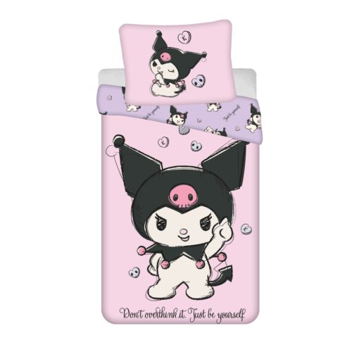 Hello Kitty Kuromi Be Yourself ágyneműhuzat 140×200cm, 70×90 cm