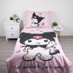 Hello Kitty Kuromi Be Yourself ágyneműhuzat 140×200cm, 70×90 cm