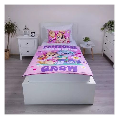 Mancs Őrjárat Pawsome gyerek, ovis ágyneműhuzat 100×135cm, 40×60 cm