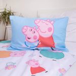 Peppa malac Big Pig Family gyerek, ovis ágyneműhuzat 100×135cm, 40×60 cm