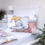 Disney Dumbo Dots gyerek ágyneműhuzat 100×135cm, 40×60 cm 