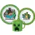 Minecraft Pixelcraft étkészlet, micro műanyag szett bögrével 265 ml 