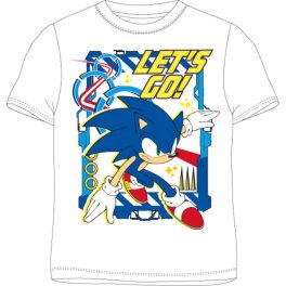   Sonic a sündisznó Let's Go gyerek rövid póló, felső 104 cm