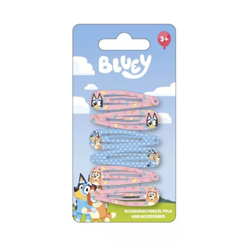 Bluey Heart hajcsat szett 6 db-os