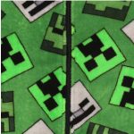 Minecraft gyerek hosszú pizsama, overál 3-10 év 