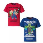 Minecraft gyerek rövid póló, felső 6-12 év