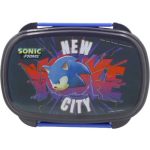 Sonic a sündisznó Get Me szendvicsdoboz + evőeszköz szett