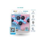 Fiú vagy Lány He or She léggömb, lufi girland szett 65 db-os