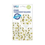 Csillagos Stars léggömb, lufi szett 6 db-os 30 cm (12 inch)