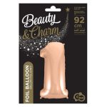 Rose Gold 1-es szám fólia lufi 92 cm