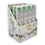 Szív White Hearts konfetti kilövő 30 cm