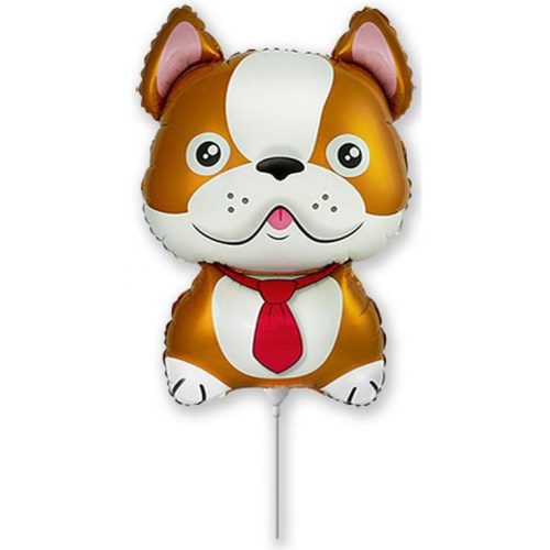 Kutyás Bulldog Brown fólia lufi 36 cm (WP)