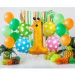 Zsiráf Dots fólia lufi 5 db-os szett