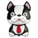 Bulldog Black, Kutyás fólia lufi 61 cm