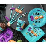 Halloween Boo papírtányér 6 db-os 18 cm