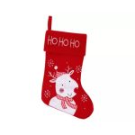 White Reindeer, Rénszarvas Karácsonyi kandalló zokni, csizma 45,5 cm