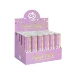 Színes Gold-Lilac-White konfetti kilövő 15 cm