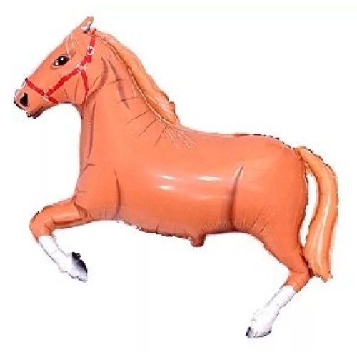 Galloping Horses Brown, Lovas fólia lufi 61 cm