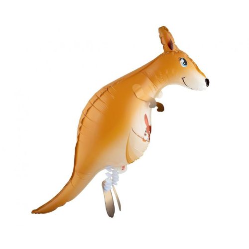 Kenguru Kangaroo sétáló fólia lufi 82 cm