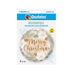 Karácsonyi Merry Christmas Pastel fólia lufi 46 cm