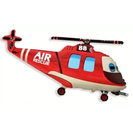 Rescue Helicopter, Mentőhelikopter fólia lufi 61 cm