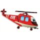 Rescue Helicopter, Mentőhelikopter fólia lufi 61 cm