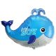 Baby Boy Whale, Bálna fólia lufi 61 cm