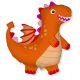 Dragon Orange, Sárkány fólia lufi 61 cm