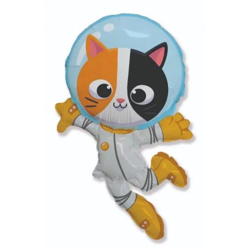 Spacecat, Űrhajós cica fólia lufi 61 cm