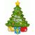 Karácsonyi Tree fólia lufi 108 cm