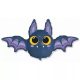 Halloween Denevér Scare fólia lufi 113 cm (WP) 