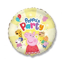Peppa malac Yellow fólia lufi 48 cm (WP)