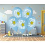 Born to Shine Blue léggömb, lufi 5 db-os 13 inch (33 cm)
