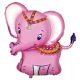 Elephant Pink, Elefánt fólia lufi 61 cm