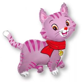 Lovely Pink Kitty, Cica fólia lufi 61 cm