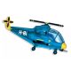 Helicopter Blue, Helikopter fólia lufi 61 cm