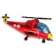 Helicopter Red, Helikopter fólia lufi 61 cm