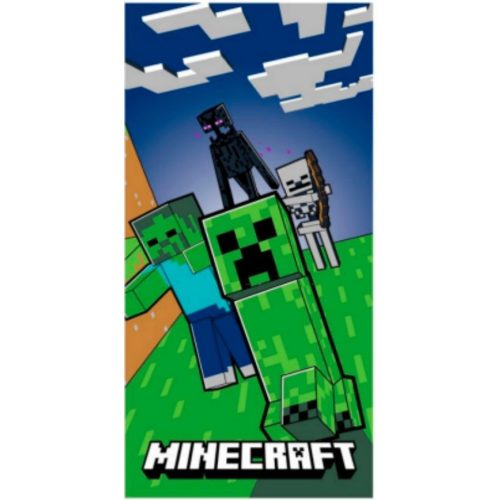 Minecraft Danger Zone fürdőlepedő, strand törölköző 70x140 cm (Fast Dry)