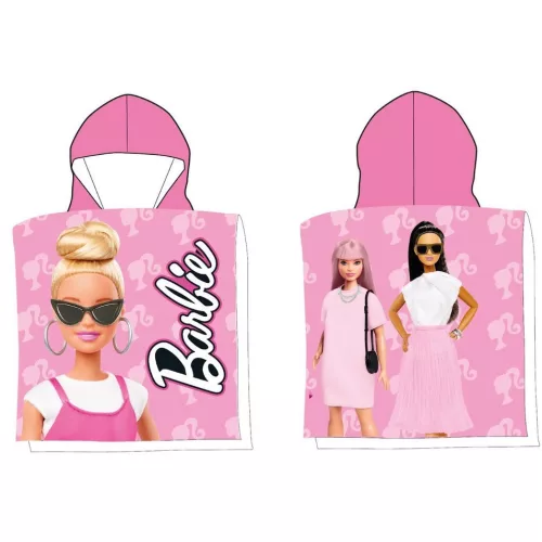 Barbie Street Style strand törölköző poncsó 50x100 cm (Fast Dry)