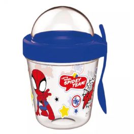   Pókember Spidey pohár snack tartó fedéllel és kanállal 350 ml 