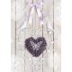 Levendula Heart A/4 gumis mappa 